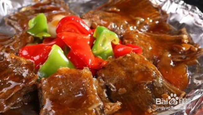 铁板蝶鱼尾做法