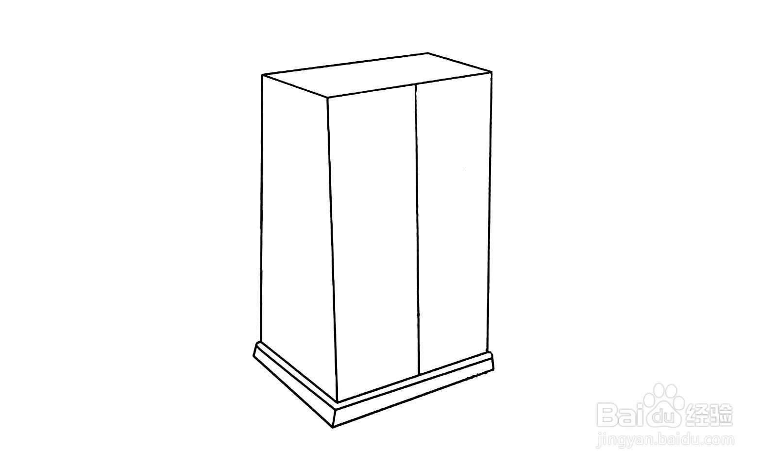 简笔画衣柜怎么画？