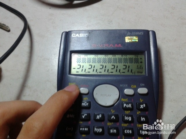 卡西欧计算器如何检查按键是否全部完好