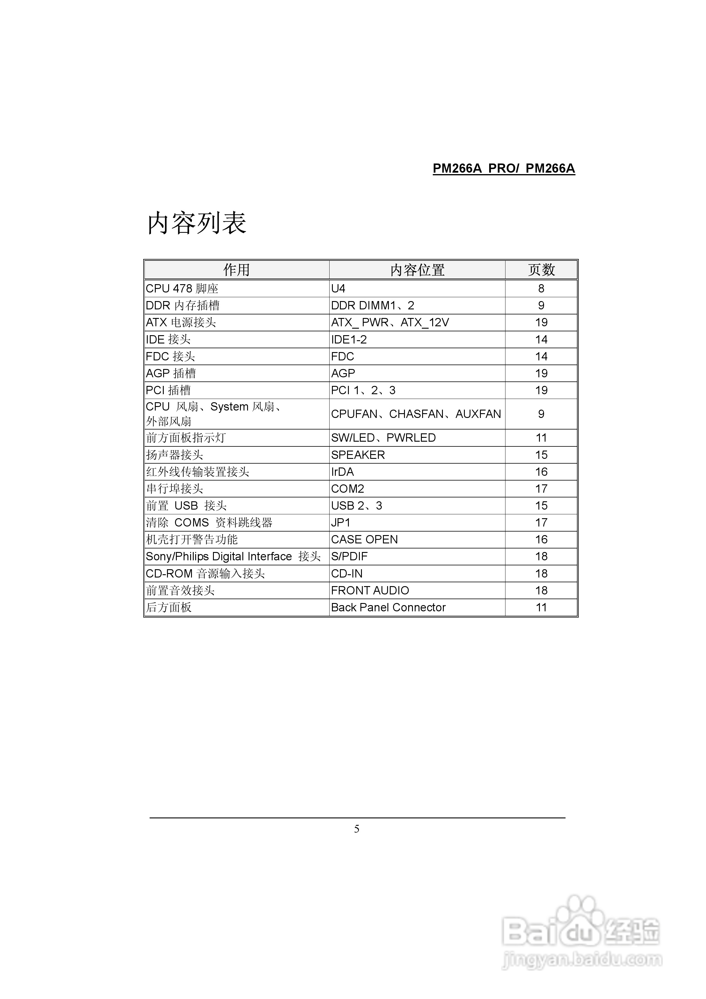 青云 PM266A主板说明书:[1]