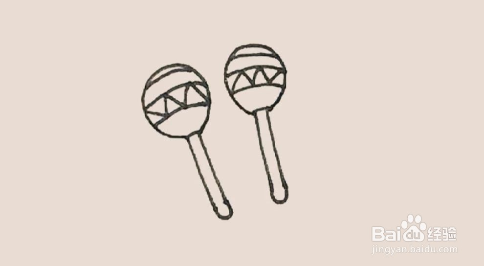 “乐器-沙呤”怎么画？