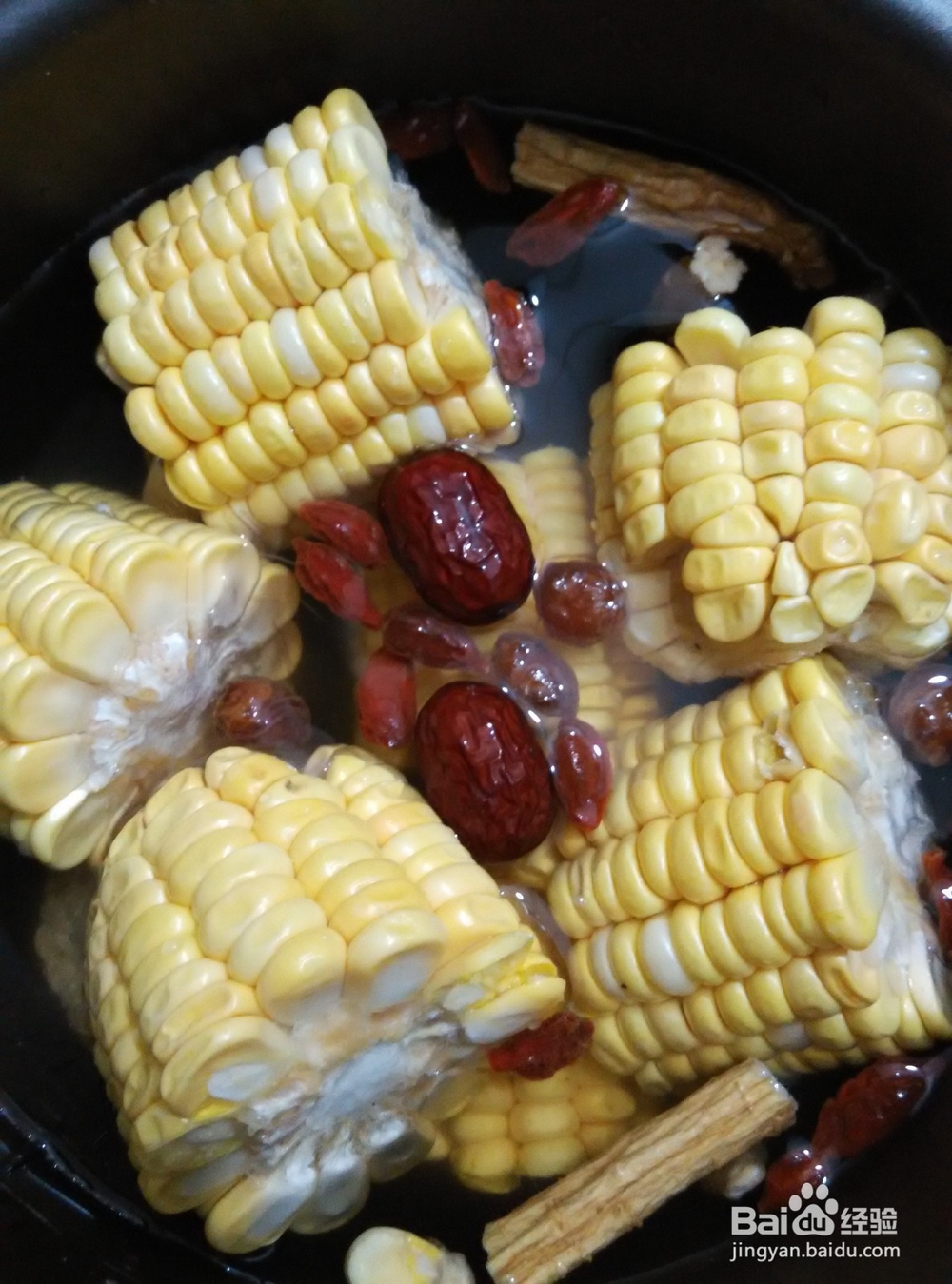 玉米养生素汤的家常做法