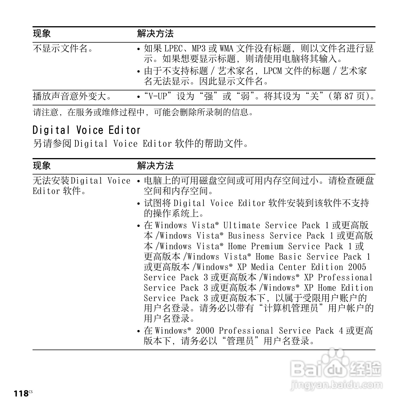 索尼ICD-SX950数码录音笔使用说明书:[12]