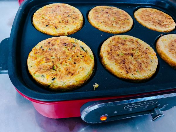 燕麦片蔬菜鸡蛋饼