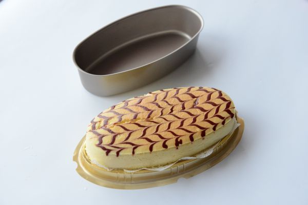 拉花轻乳酪蛋糕