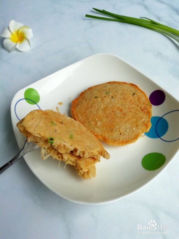 金针菇虾皮蛋饼的做法