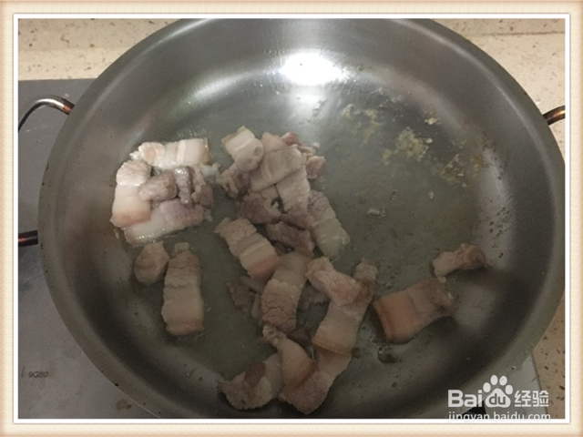 青蒜回锅肉片的做法