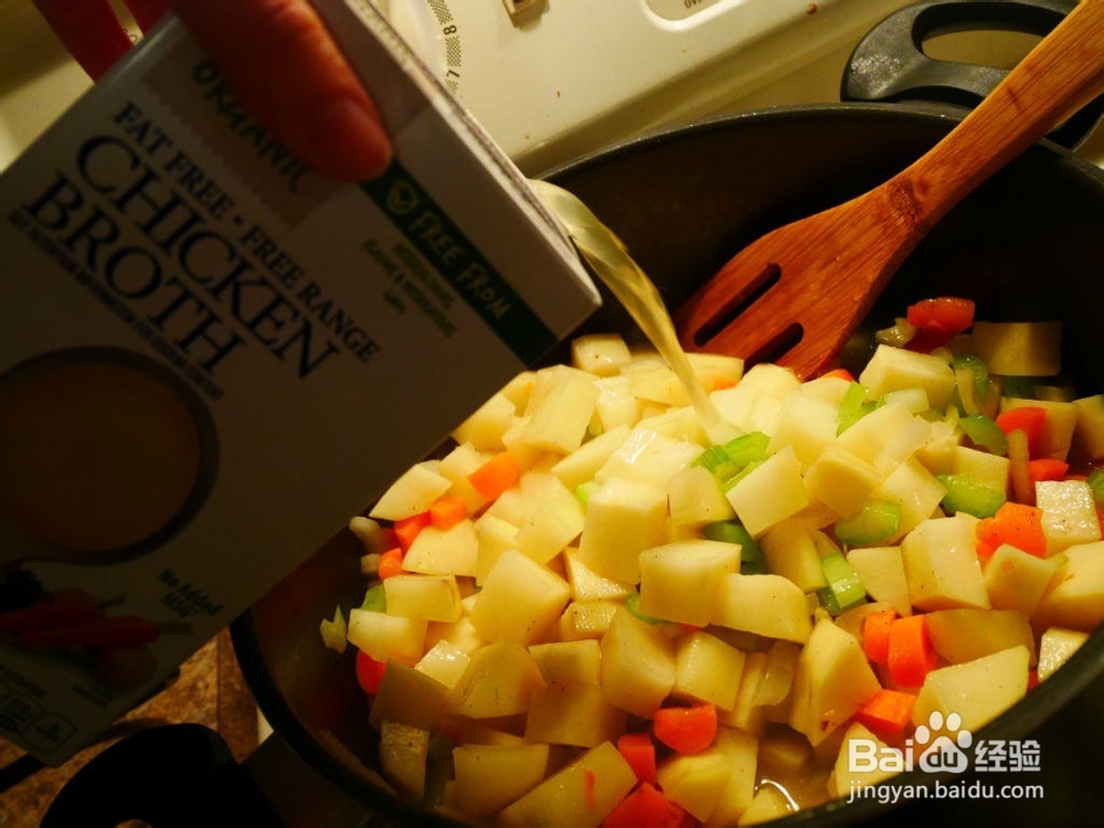 宝宝也爱吃的培根奶油土豆浓汤