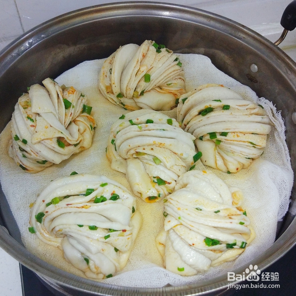 萌新也会做的葱油花卷