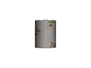 ulead cool 3d中给圆柱体添加画廊和旋转效果