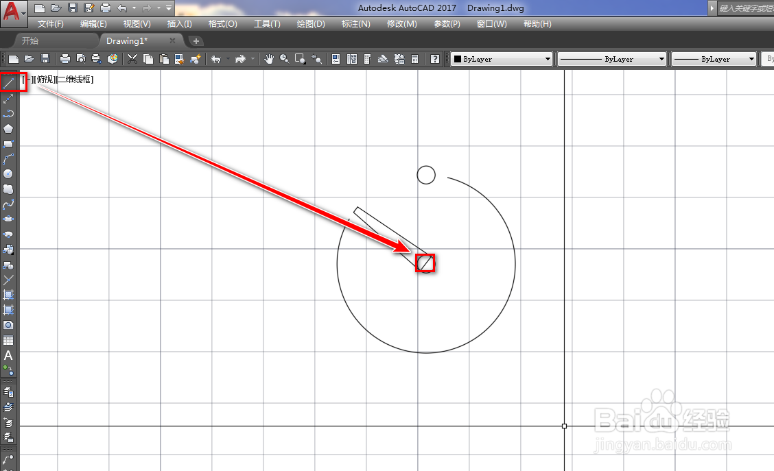 使用CAD绘制定时器图形符号