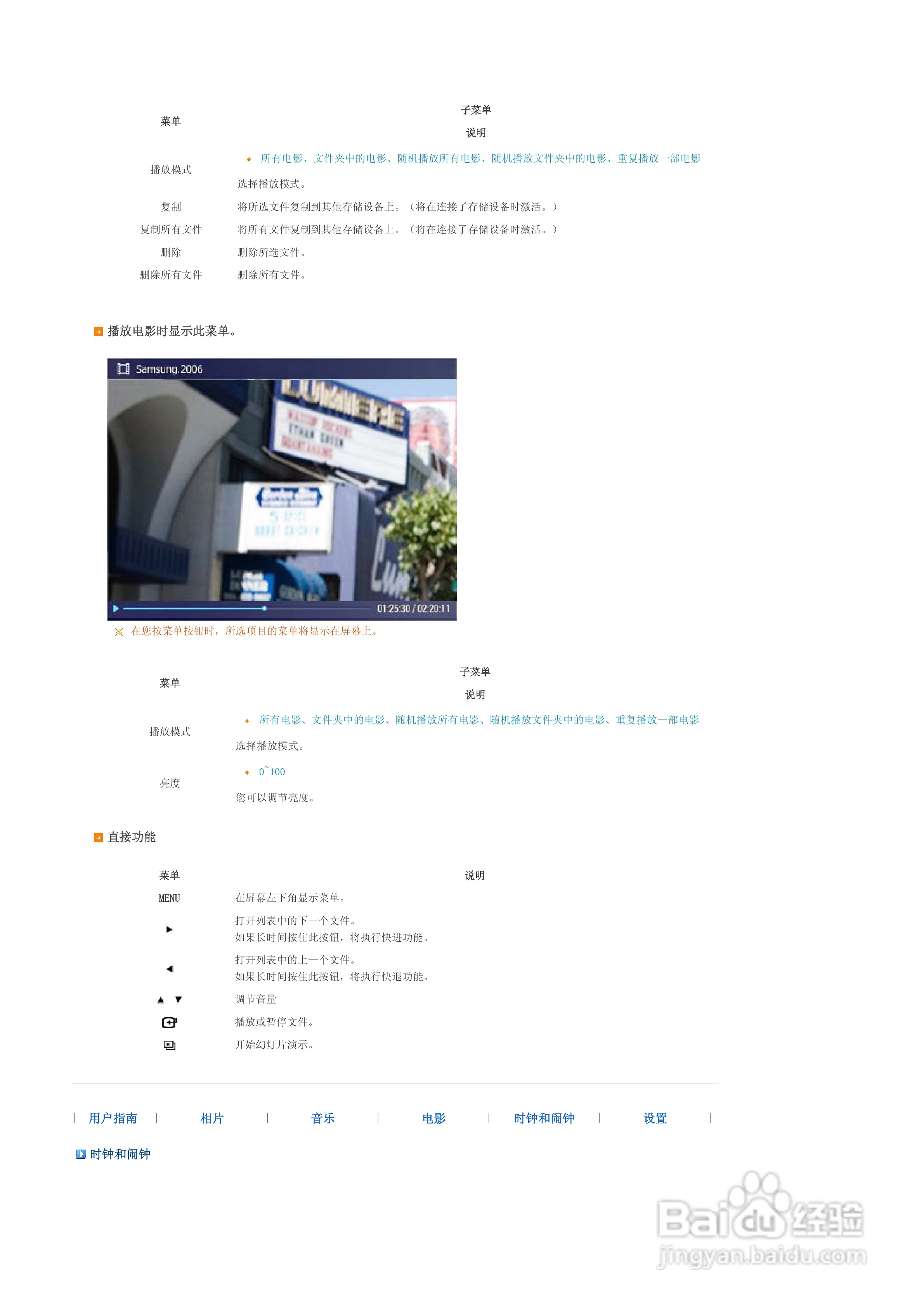 三星SPF-85M数码相框使用说明书:[2]