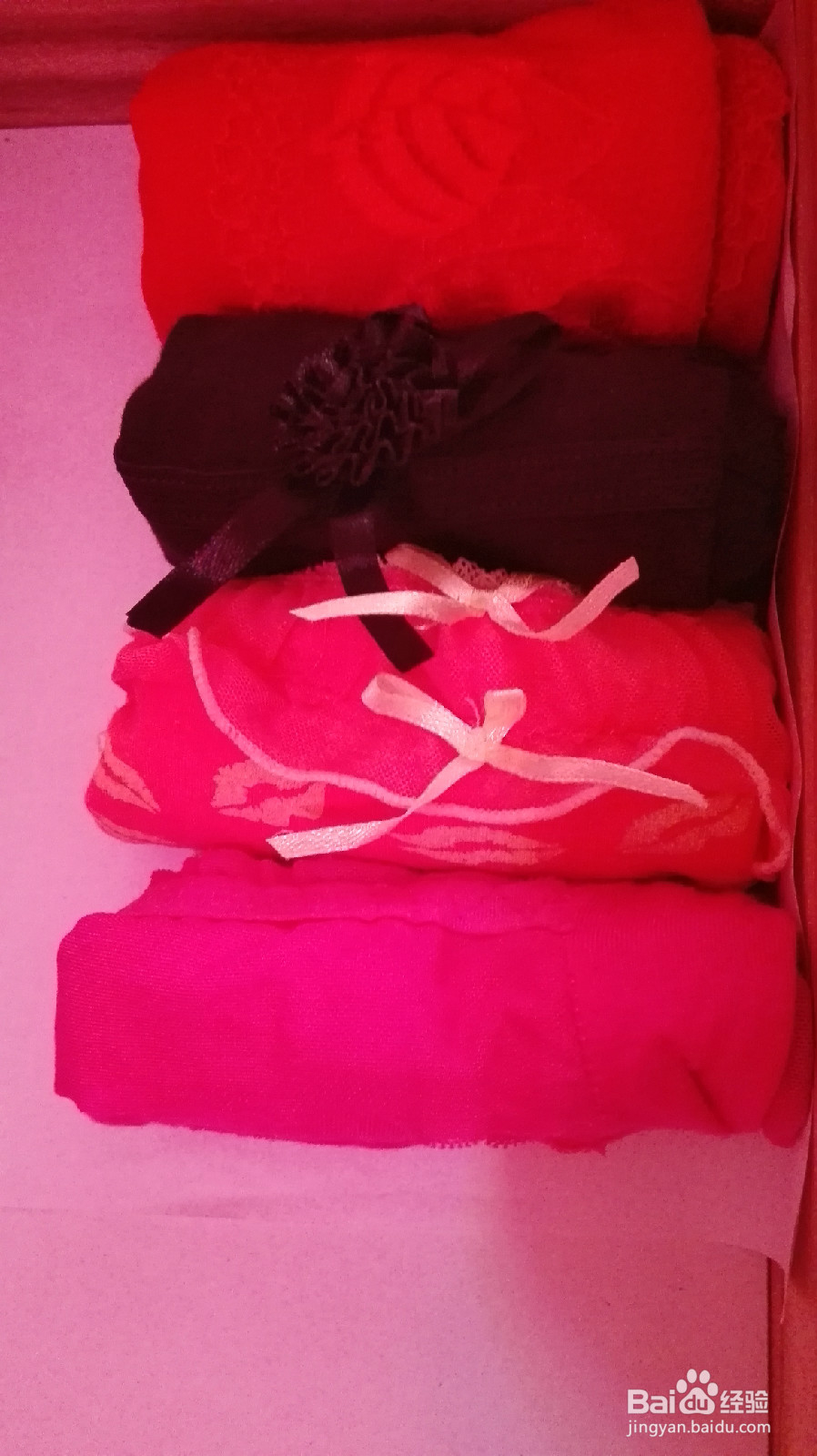女士内裤这样摆放美观舒适