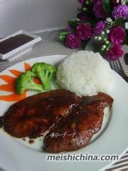 黑椒鸡扒饭的做法