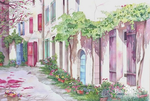 遥望童年的小屋