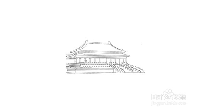 古建筑简笔画