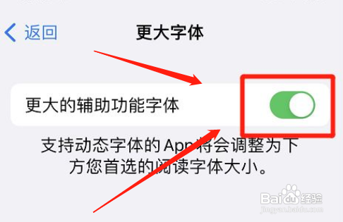怎么设置iphone更大的辅助字体