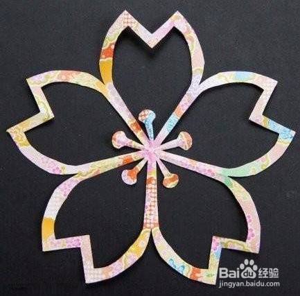 樱花剪纸手工制作