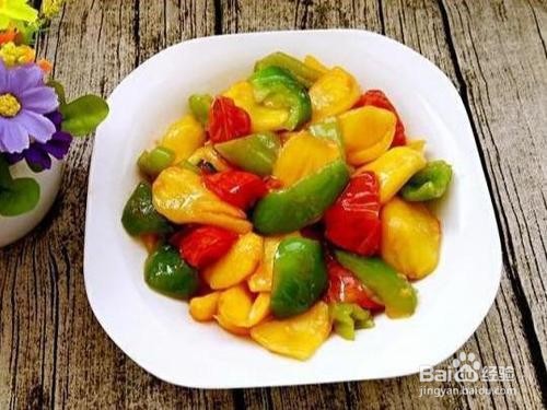 青红椒辣炒菠萝蜜
