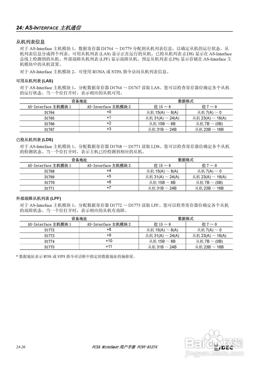 FC5A型可编程控制器_显示器使用说明书:[30]