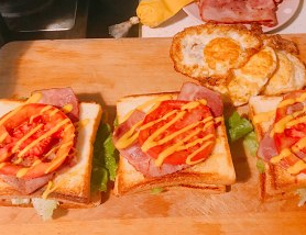 好吃又方便的网红三明治