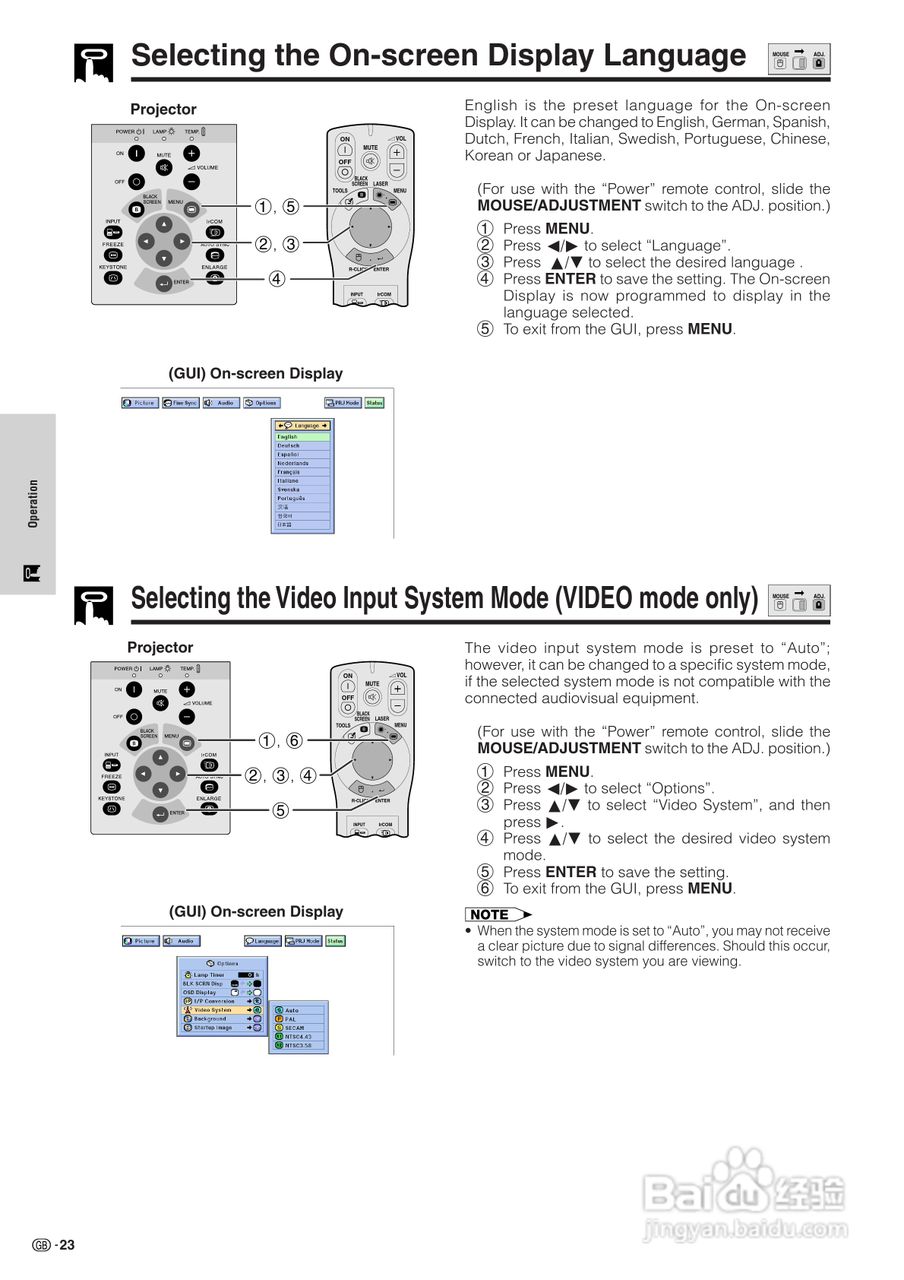 夏普XG-NV51XE投影机使用说明书:[3]