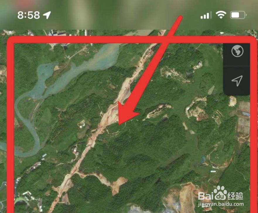 苹果地图怎么滑动变成立体