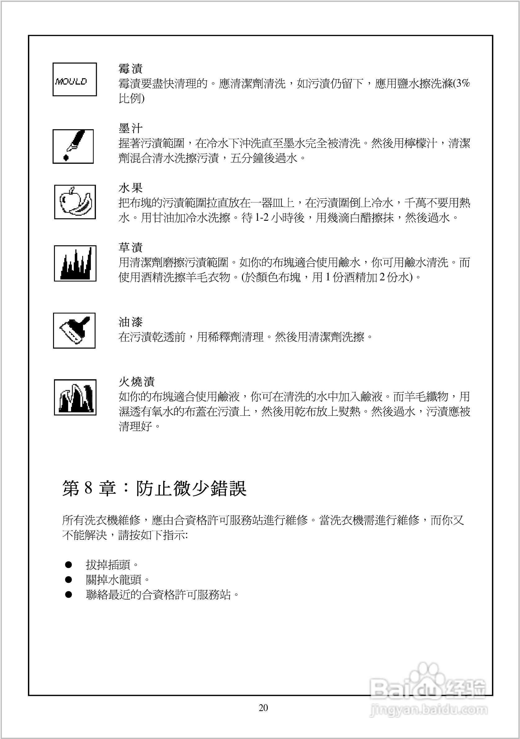法国白朗WFS0835A型前置式洗衣机说明书:[3]
