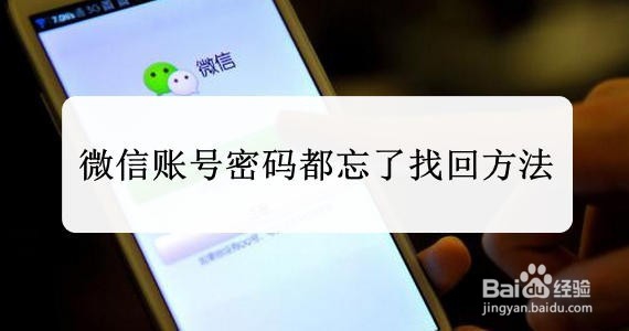 <b>微信账号密码都忘了找回方法</b>