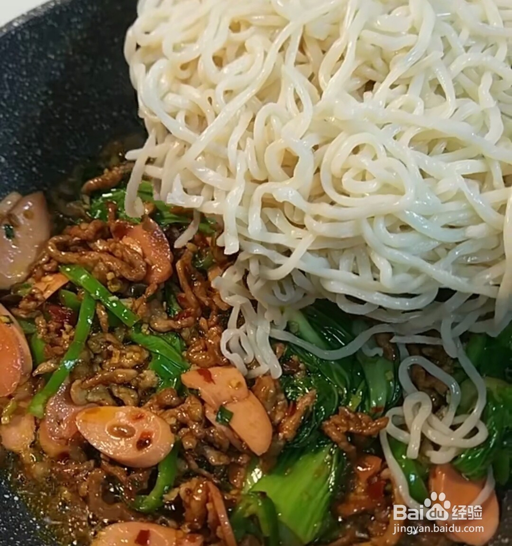 简单的炒面的做法