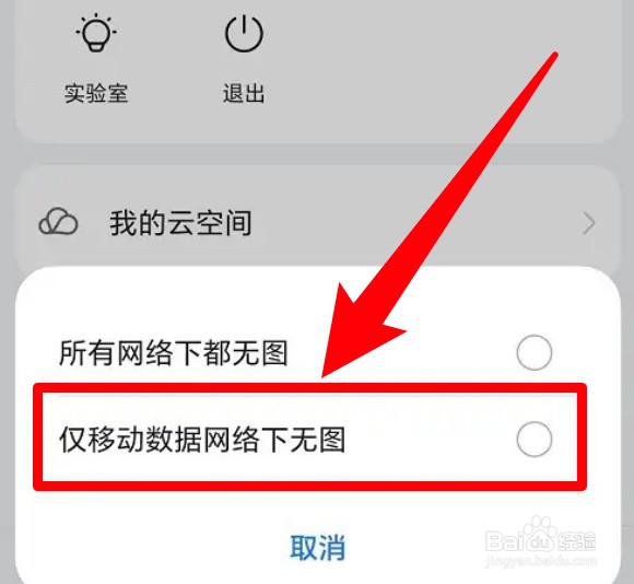 荣耀怎么设置手机浏览器在移动网络下不显示图片