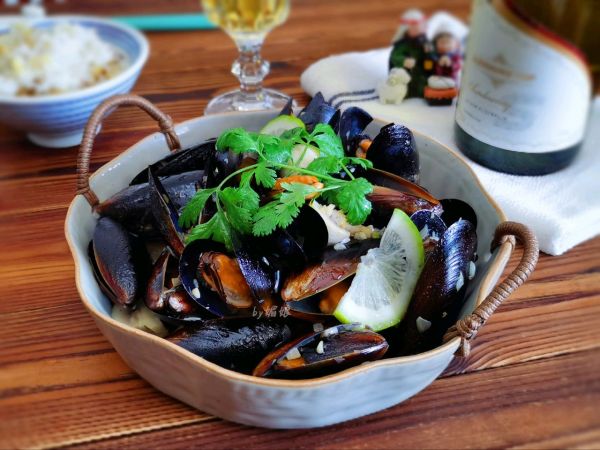 白葡萄酒炖贻贝