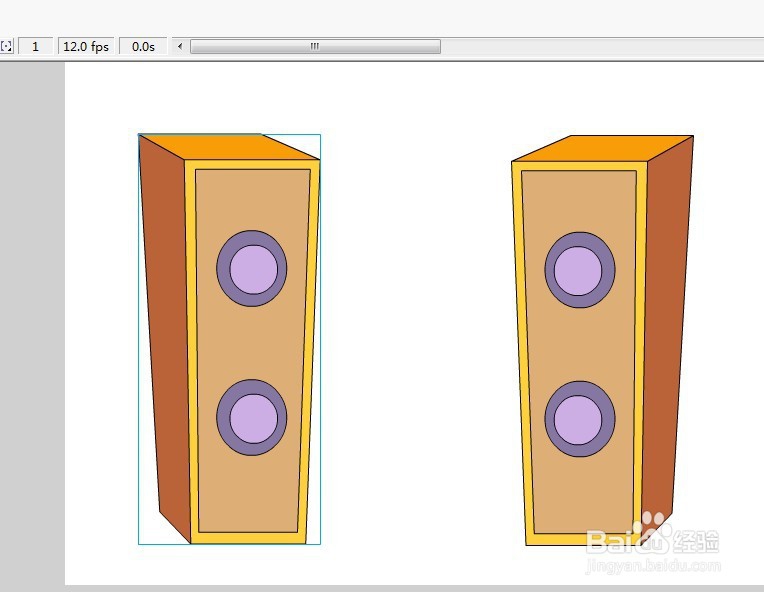 flash如何绘制卡通音响组合教程