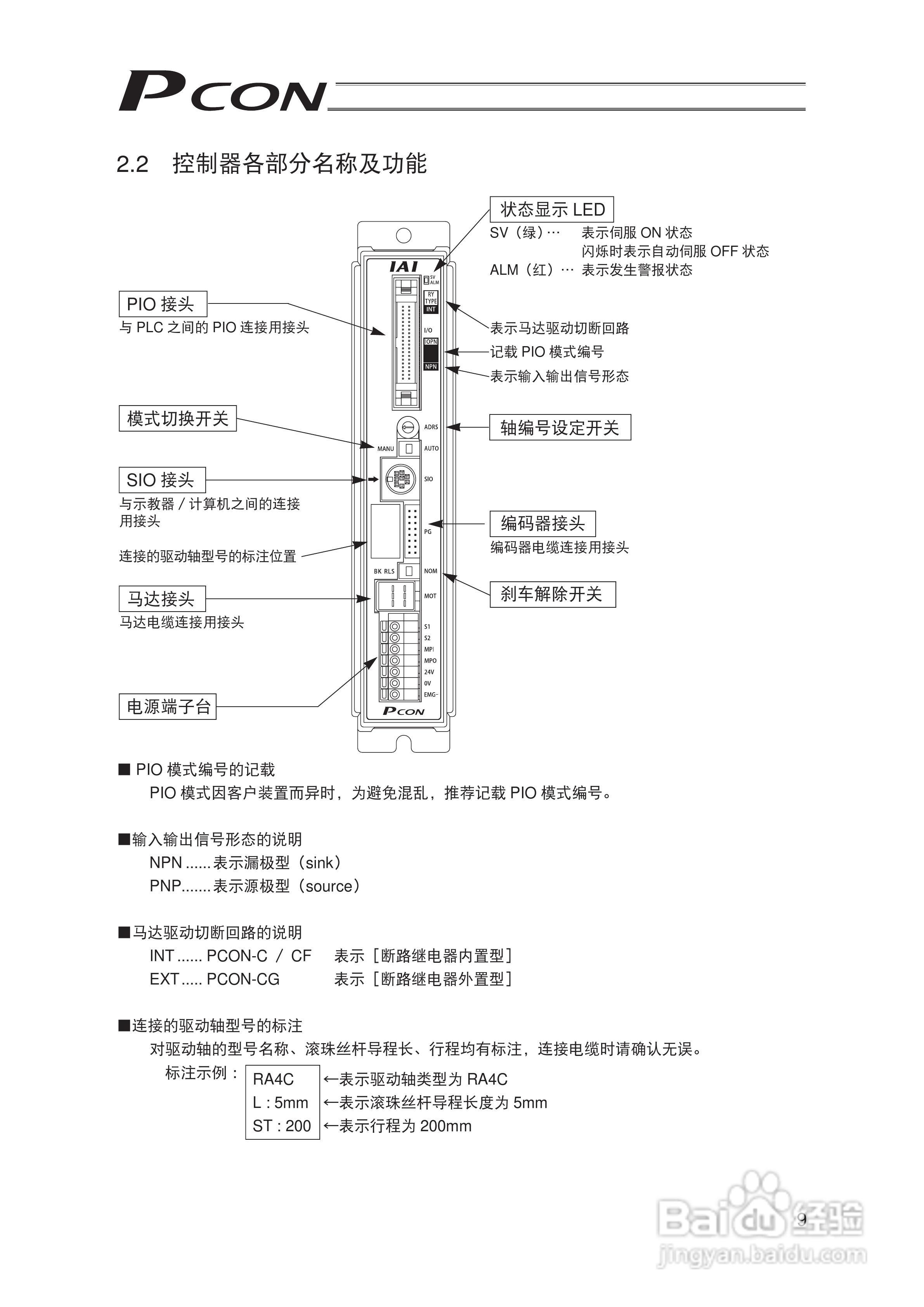 Pcon PCON-C/CG/CF 控制器定位型使用说明书:[3]