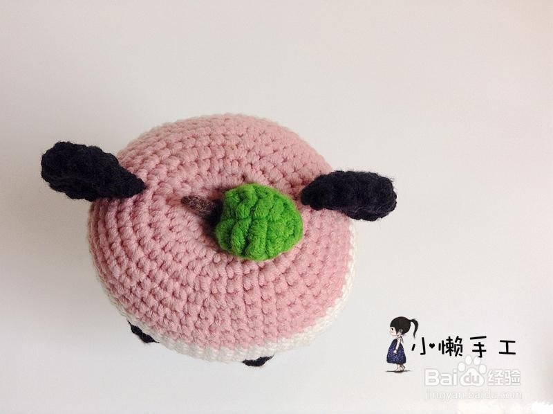 小懒教程--教你钩可爱苹果熊