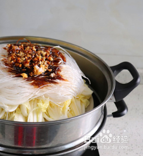 家常菜-大白菜蒸粉丝