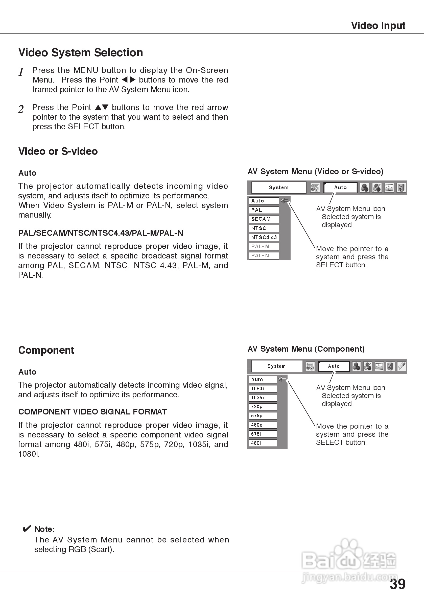 三洋 PLC-XW60投影机说明书:[4]