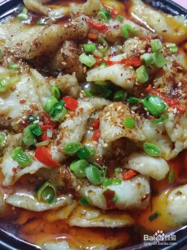 香辣水煮鱼片的做法