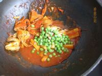 茄汁年糕蟹的做法