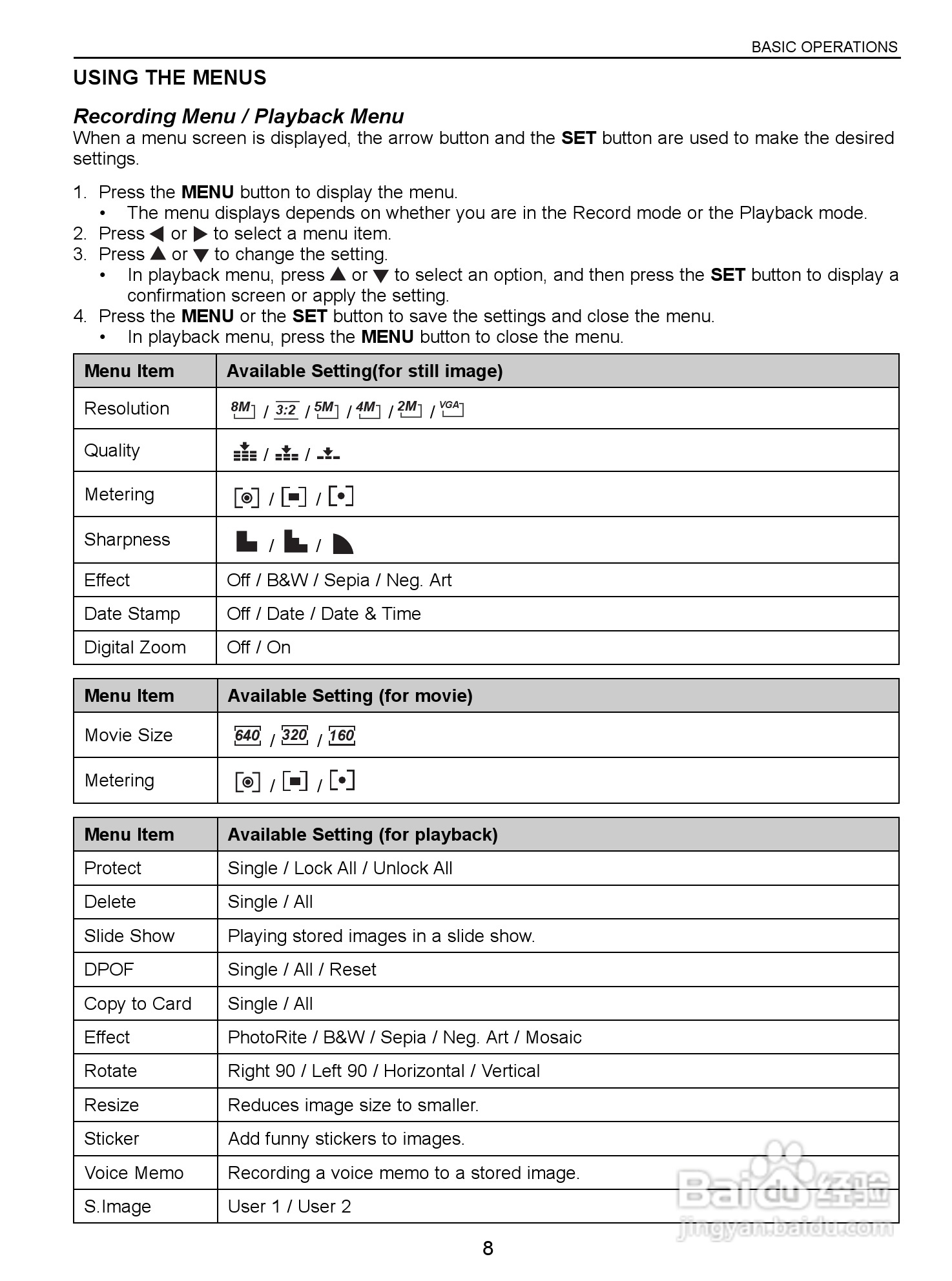 JENOPTIK JD 8.0z3 Exclusiv数码相机说明书:[1]