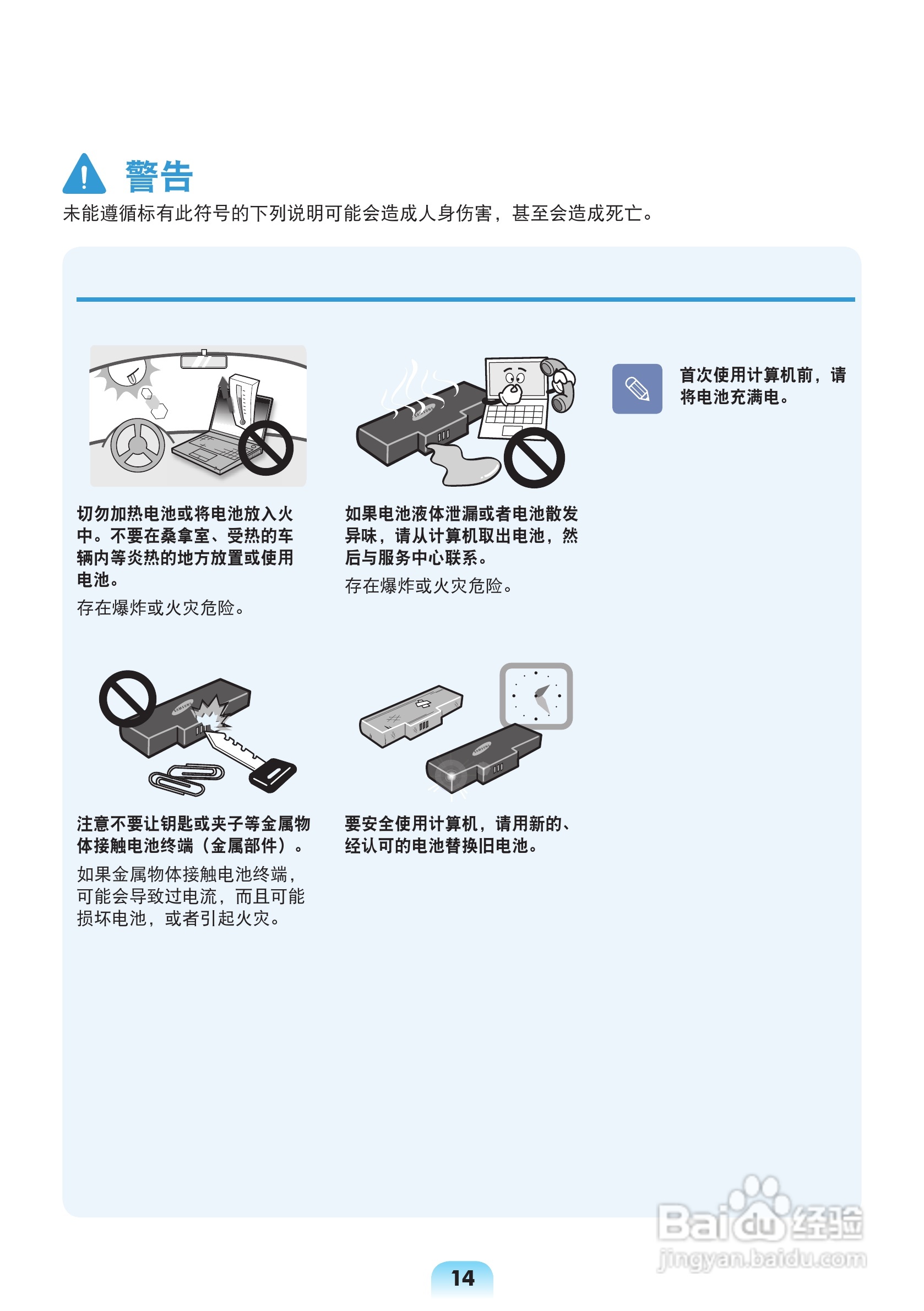 三星X128笔记本电脑使用说明书:[2]