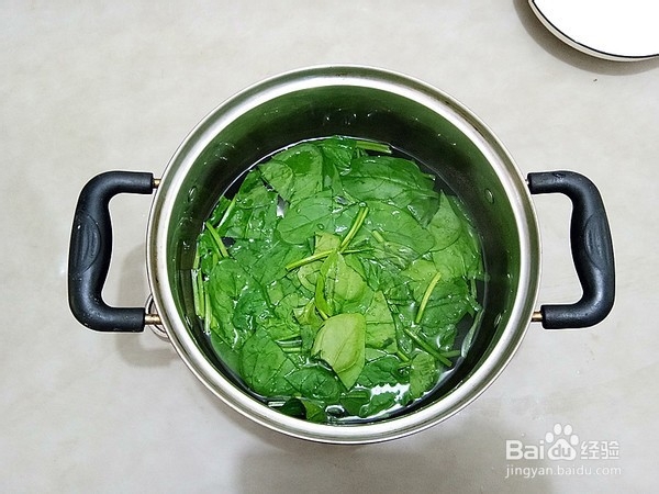 菠菜烘蛋的步骤