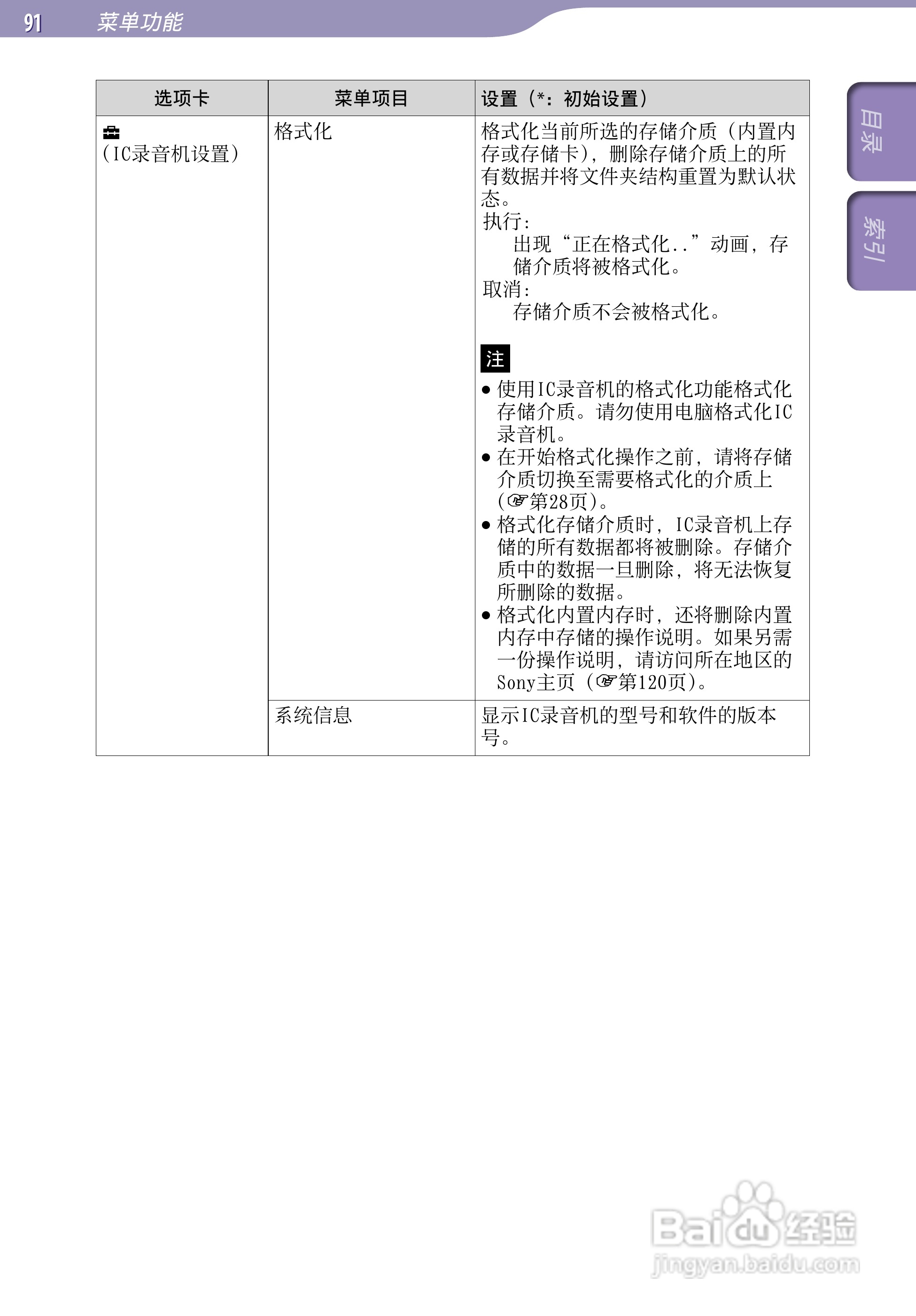 索尼ICD-UX523F数码录音棒使用说明书:[10]