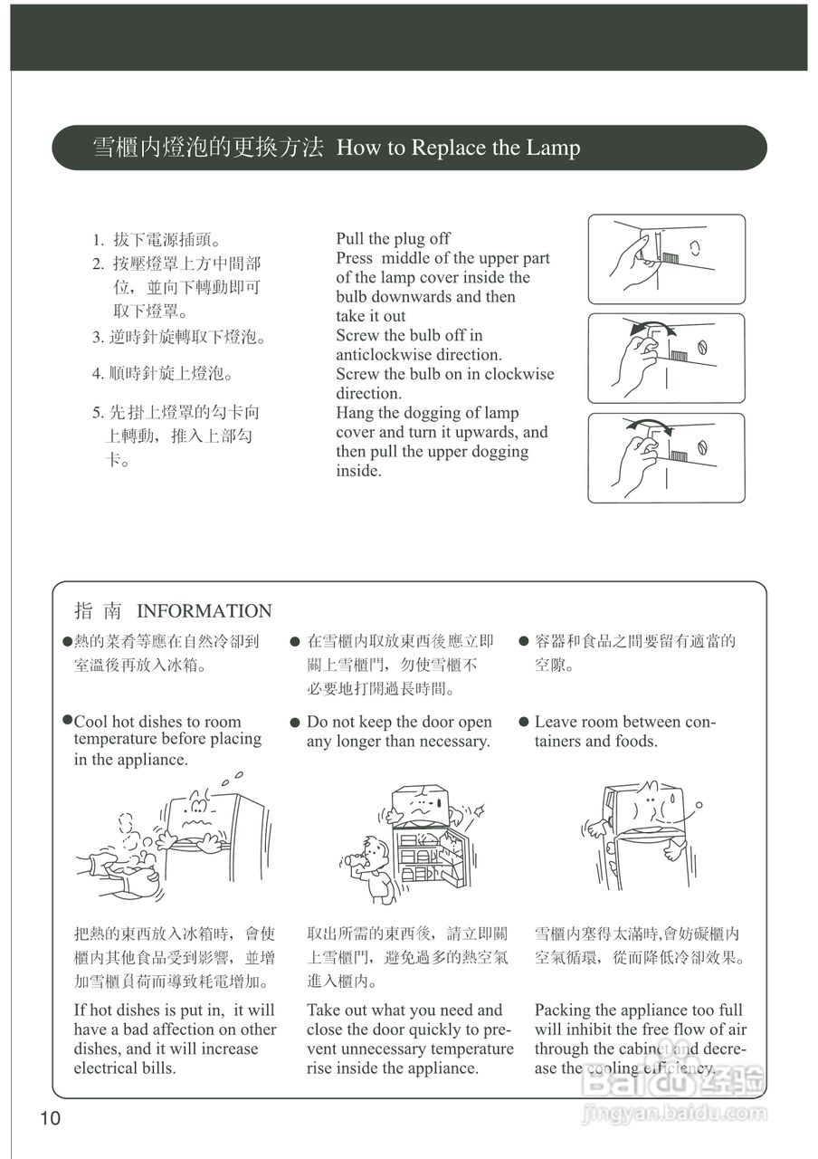 惠而浦WF258 MagiFresh 系列双门雪柜用户手册:[2]