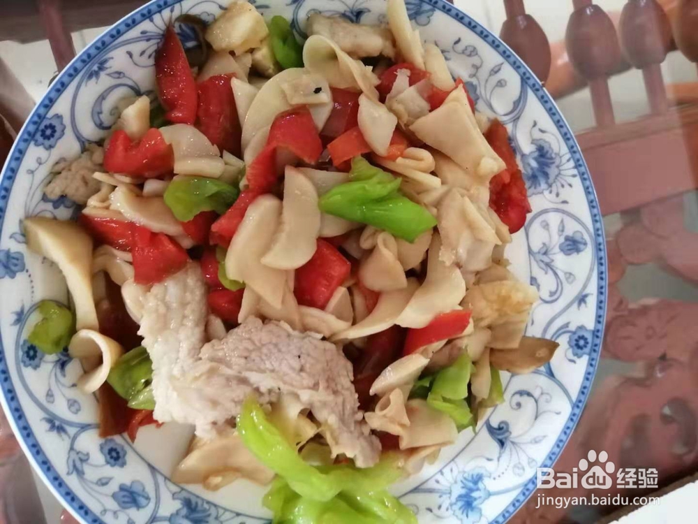 极味家常菜:杏鲍菇炒肉