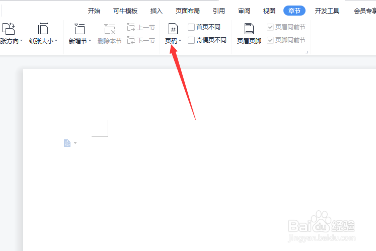 WPS怎么设置页码的位置