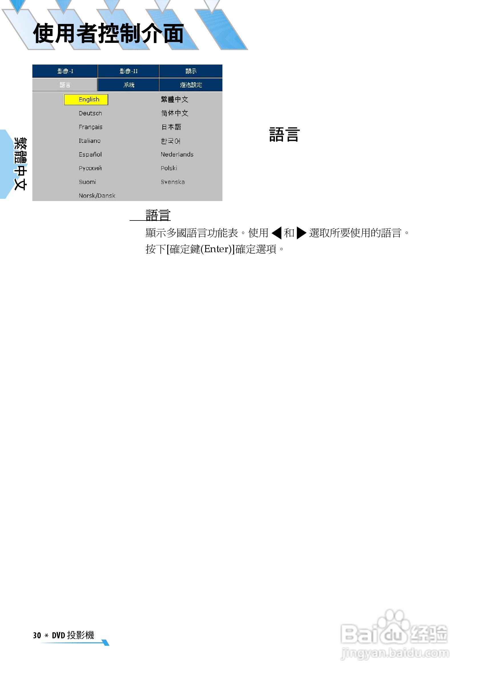 奥图码 U2投影机说明书:[4]
