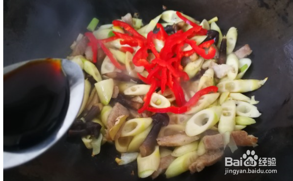 如何做鸡枞菇炒春笋