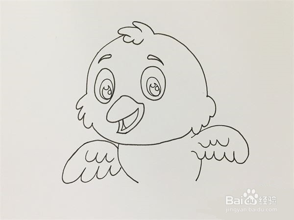 小鸟怎么画 儿童画