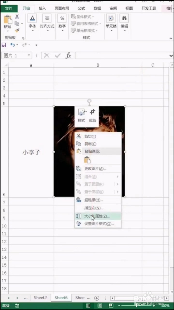 如何设置图片随着单元格变化